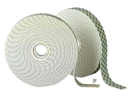 3M Double Coated Urethane Foam Tape 4026 Natural, 1/16″ Thick, 36 yd Length, 1″ Width (Pack of 9)