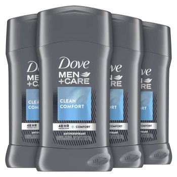 🔥 4 Pack Dove Men+Care Antiperspirant Deodorant 48-Hour Wetness Protection Clean Comfort Deodorant $10.09 (Reg $22.76)
