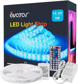 Led Strip Light, 44 Keys IR Remote DC12V 16.4ft For $5.59 (usually sells for around $20)