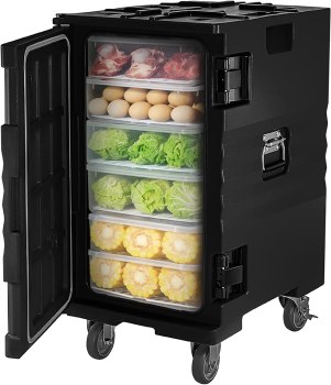 EVOR Insulated Food Pan Carrier, 109 Qt Hot Box for Catering For $126 (usually $400)