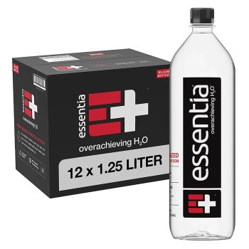 Essentia Water 1.25 Liter, Pack of 12 For $16.65