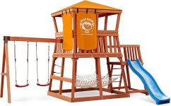 🔥 Lowest price ever 🔥 Little Tikes Real Wood Adventures Bear Basin Outdoor Playset For $899 (down from $1400)