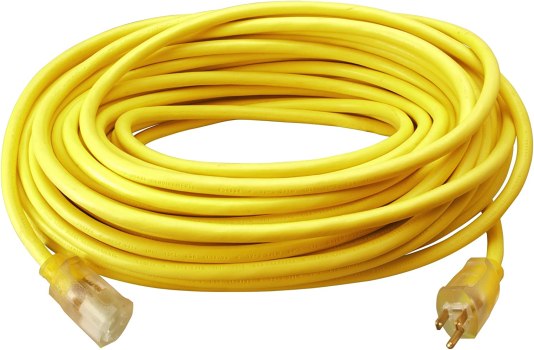 100 Feet Southwire Outdoor Cord-12/3 SJTW Heavy Duty Extension For $49