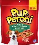 Pup-Peroni Original Triple Meat Lovers Flavor Dog Snacks, 22.5 Ounce Bag