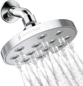 SparkPod High Pressure Rainfall Shower Head For $17.98 down from $30 (Stacking coupons)
