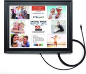 $17 (down from $80) Clearstream View Wall Frame Amplified Indoor HDTV Antenna with Collage Mat, Black, 18.60in. x 15.00in. x 2.40in.