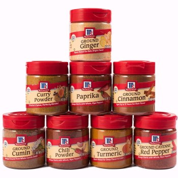 8 sweet and spicy McCormick favorites together in one set! For $10.25 (usually $28) 0.05 lb