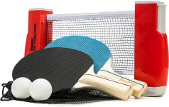 $7.77 (down from $30) Franklin Sports Table Tennis to Go Portable Ping Pong Set – Table Top Ping Pong Net + (2) Paddles