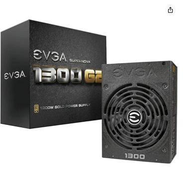 Daily Deal: EVGA SuperNOVA 1300 G2 80+ GOLD, 1300W Fully Modular Power Supply $159.99