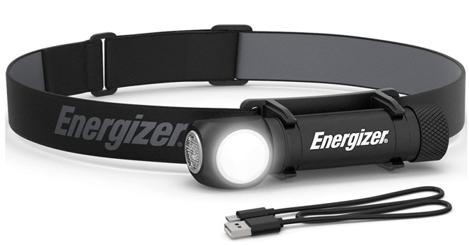 ENERGIZER LED Headlamp Flashlight Rechargeable X1000 For $12.63 + Free Shipping!