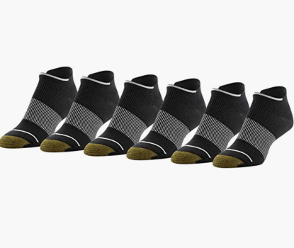 🔥 Hot!! 6 Pack For $6.93 Few styles! Gold Toe womens Featherweight Eco-cooling Tab Socks