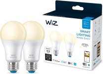 Wiz Connected 2-Pack A19 For $4.99 Dimmable Soft White Bulbs, Smart Control With Wiz App, Compatible with Alexa, Google Assistant, And Siri Shortcuts, Connects To Wi-Fi, No Hub Required