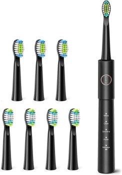 Electric Toothbrush With 5 Modes and 8 Heads For $7.55 (down from $25)