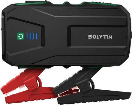 Battery Car Jump Starter with Smart Jumper Cables For $29