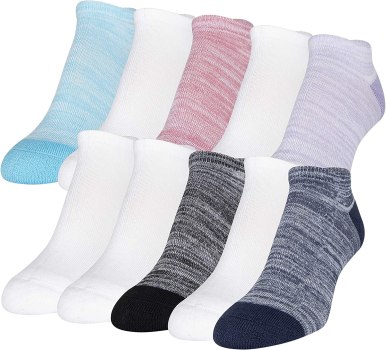 Great deal!!! 10 pairs! For $9.99 Gold Toe Women’s Cushion No Show Socks