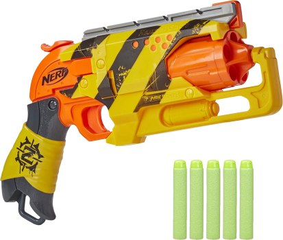 🔥  NERF Zombie Strike Hammershot Blaster For $9.99