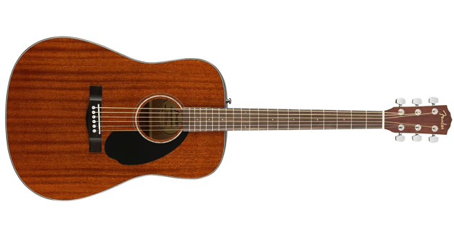 $99 down from $200 Fender CD-60S Dreadnought Acoustic Guitar, Walnut Fingerboard, All-Mahogany