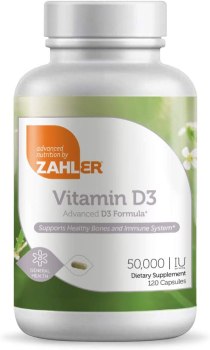 Vitamin D3 50,000 IU, 120 Capsules For $12.32 – Advanced Weekly Vitamin D Supplement Supporting Bones Muscle
