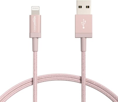 5 Pack For $16 over 60k reviews! Amazon Basics USB Type A Male to Lightning Male Cable, Nylon Braided Cord, 2.4A, MFI Certified Charger for Apple iPhone, 3 Foot