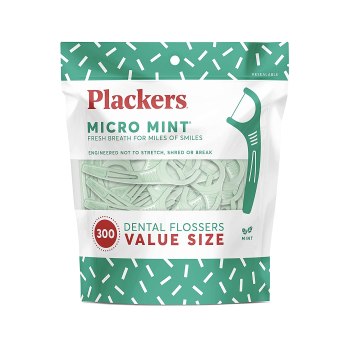 Pack Of 300 Plackers Micro Mint Dental Floss Picks For $4.55-$5.27 Shipped From Amazon