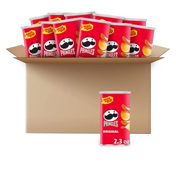 12 Cans of Pringles Potato Crisps Chips For $6.85