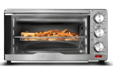 Gourmia: 6-in-1 Multi-function, Stainless Steel Air Fryer Oven For For $66.50 (usually $120)