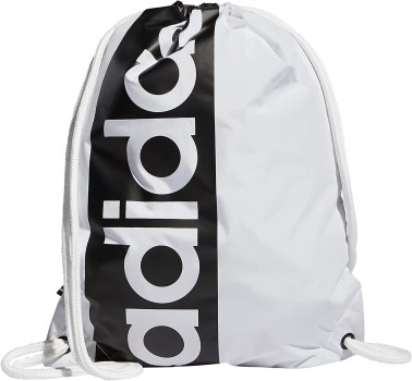 adidas Court Lite Sackpack, White/Black, One Size For $6.40 (usually $16)