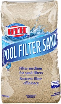 Pool Filter Sand Cleaner and Clarifier, 50 lbs, Clear For $19.99
