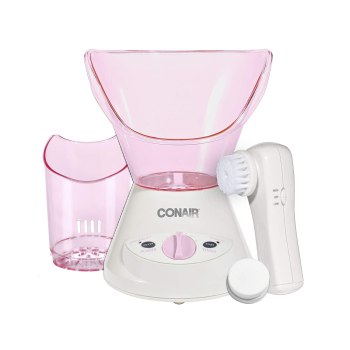 66% off $15 True Glow by Conair Gentle Mist Moisturizing Facial Steamer with Cleansing Brush For $15