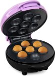 $8.99 Nostalgia MyMini Cake Pop Maker, Compact Dorms, Apartments Makes 7 Mini Treats