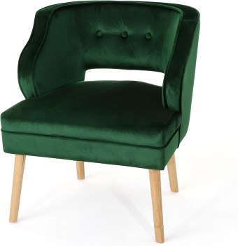 Price Mistake? $71 (usually  $230+) Christopher Knight Home Mariposa Mid-Century Velvet Accent Chair,