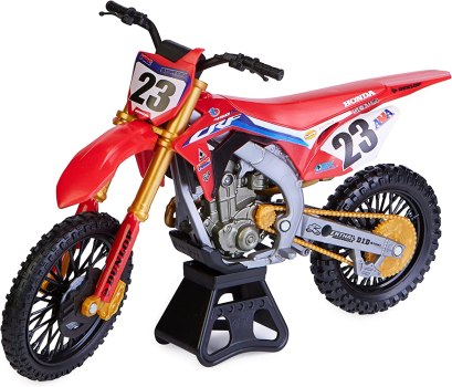 WOW! $7.04 Supercross, Authentic Chase Sexton 1:10 Scale Collector Die-Cast Motorcycle Replica with Display Stand