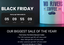 First Come, First Serve Discount Codes: First 100 Customers get 90% off storewide! @ tworiversdirect.com