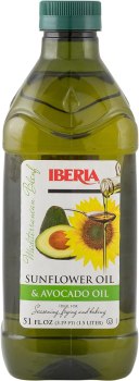 Iberia Avocado and Sunflower Oil (1.5 Liter) for High Heat Cooking For $5.96