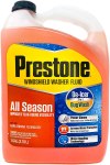 $7.36 (down from $17) Prestone 3-in-1 All Season Year Round Windshield Washer Fluid 0 Degree (1 Gallon)