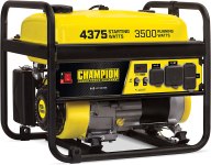 Champion Power Equipment 100555 4375/3500-Watt RV Ready Portable Generator For $247