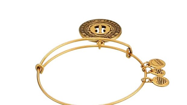 $1.97 Alex And Ani Replenishment 19 Women’s Numerology Number Eight, Charm Bangle, Rafaelian Gold