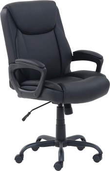 Amazon Basics Classic Puresoft Padded Mid-Back Office Chair (3 Colors) For $62.36!