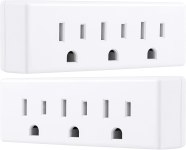  2-Pack Philips 3-Outlet Extender $2.94 + Free Shipping w/Prime