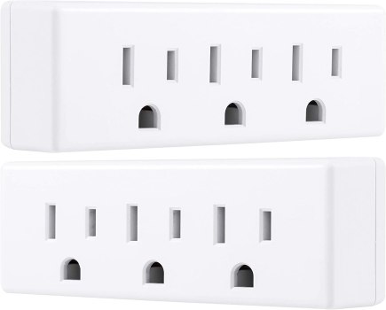  2-Pack Philips 3-Outlet Extender $2.94 + Free Shipping w/Prime