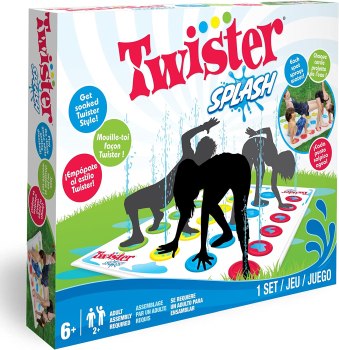 $3.96!!! Hasbro Twister Splash Water Game for Kids – Backyard Sprinkler Outdoor Games