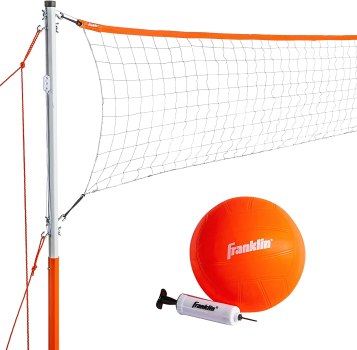 Wow! 72% Off Franklin Sports Volleyball Net Sets – Backyard + Beach Portable For $14.99