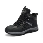 Men’s Leather Non-Slip Snow And Hiking Boots (3 Colors) For $15