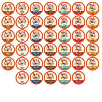 BEAN AROUND THE WORLD Variety Pack, 40 Count For $14.48 – Compatible With 2.0 Keurig K Cup Brewers