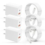3 pack of wall chargers 🔌 for your iPhone on sale 80% off only $10.99 !! promo code will automatically apply at checkout 🛒