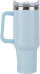 QEAGVJ 40oz Leopard Stainless Steel Tumbler with handle, Double Walled Leopard Tumbler with Straw, Leak Resistant Lid Insulated Cup for maintaining Cold Heat water and Ice for Hours – $8