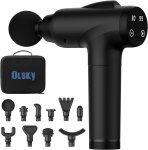 Olsky massage gun deep tissue, handheld electric muscle massager for $20.70