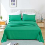 Whitney Home Textile Twin Sheet Set – 3 Piece Soft Microfiber Bed Sheets for Twin Size Bed, Fit Deep Pocket Cooling Sheets and Pillowcase Set, Hotel Durable Wrinkle Free Sheets – $8