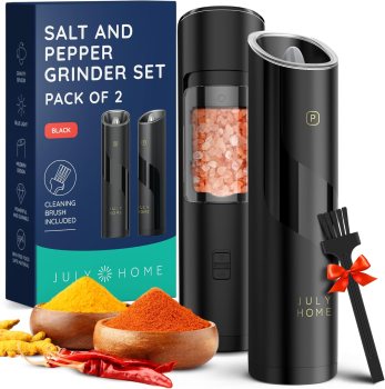 Gravity Electric Salt and Pepper Grinder Set of 2