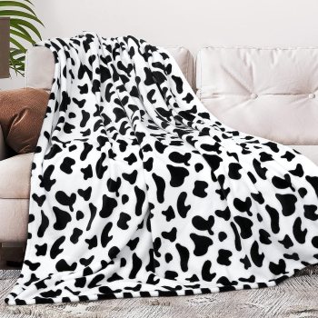 Check the coupon box plus click the redeem button to score this cow print throw for only $7.99